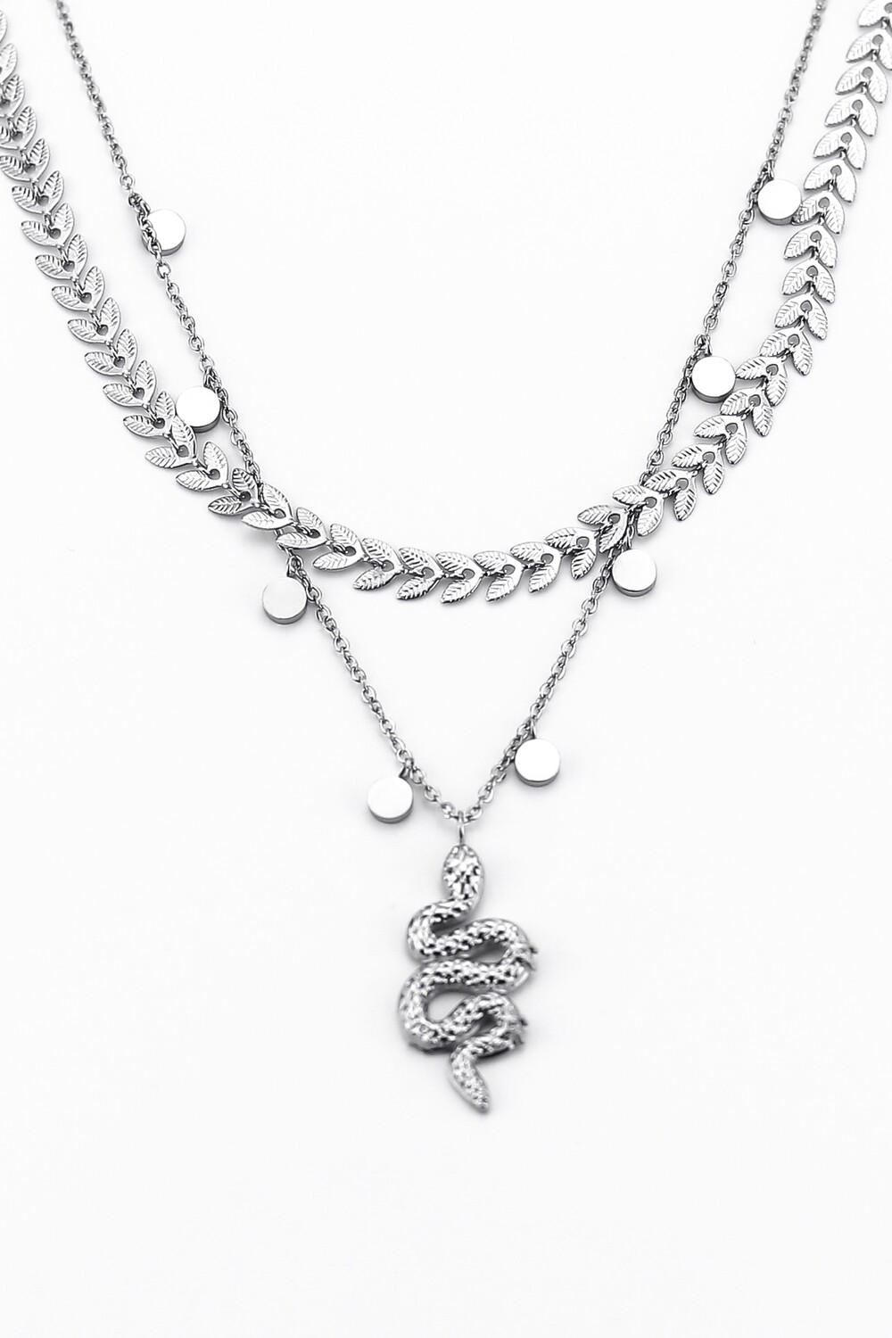 Фантазийное ожерелье "Змея"