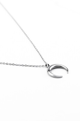 Pendant "Crescent Moon" on a thin chain