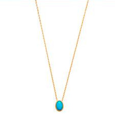 Collier turquoise perlé