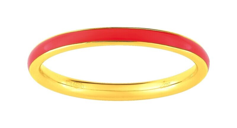 Bague promesse corail