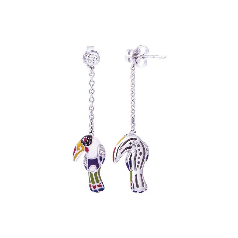 Boucles d'oreilles Toucan