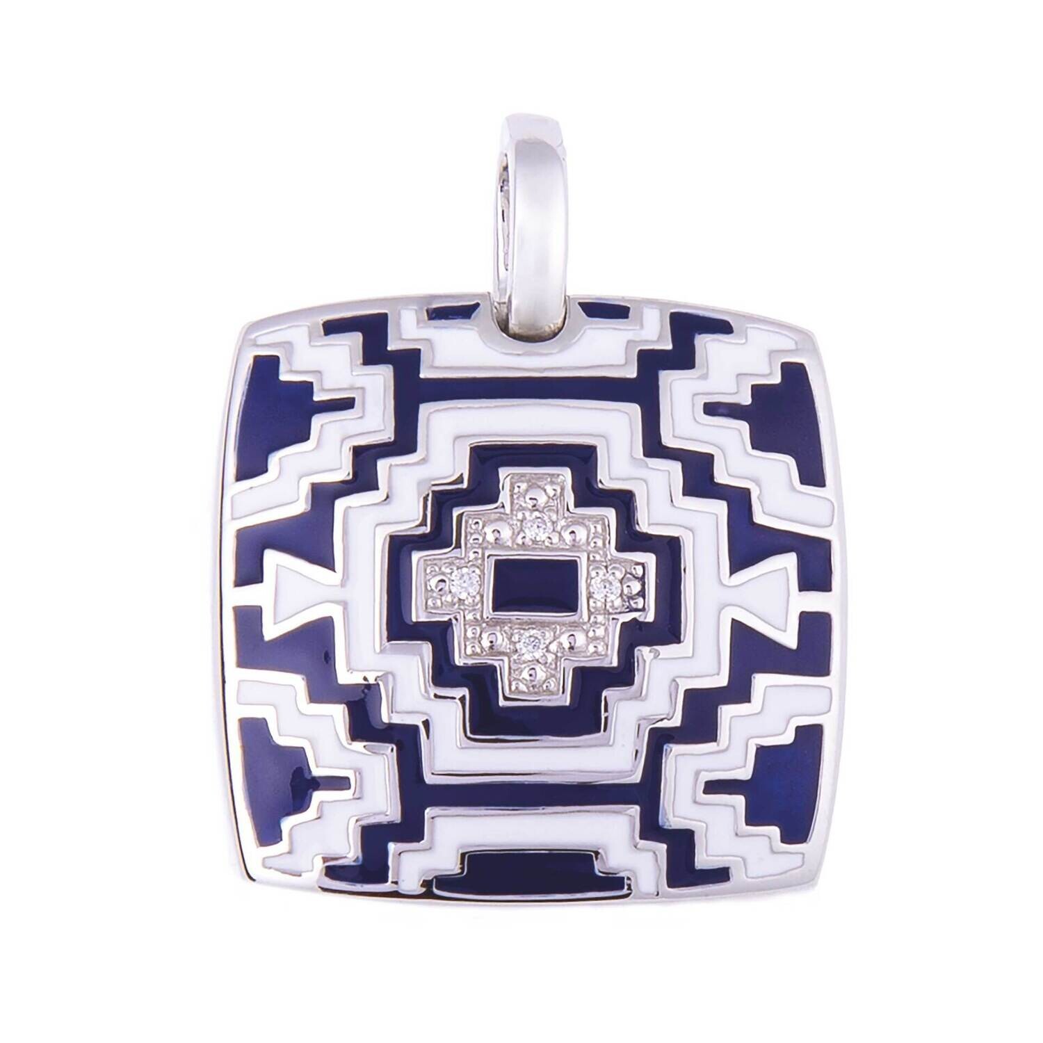 Pendentif Aztec oxydes