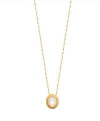 Collier pierre de lune cabochon