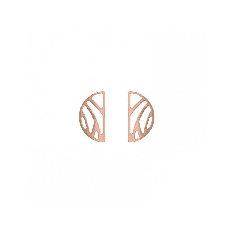 Boucles d'oreilles Les Georgettes Demi lune Perroquet 30mm Boucles d'oreilles Les Georgettes Demi lune Perroquet 30mm