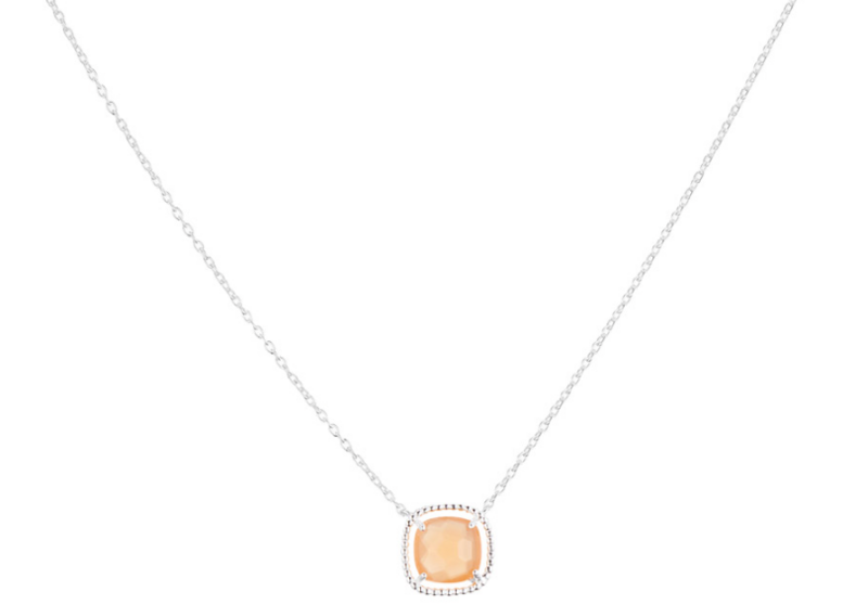 Collier en argent Pierre de lune