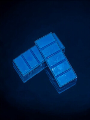 Enhance Your Space with Long-Lasting Soy Wax Snap Bars - Light Blue