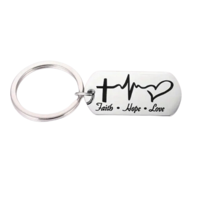 Sleutelhanger Geloof-Hoop-Liefde