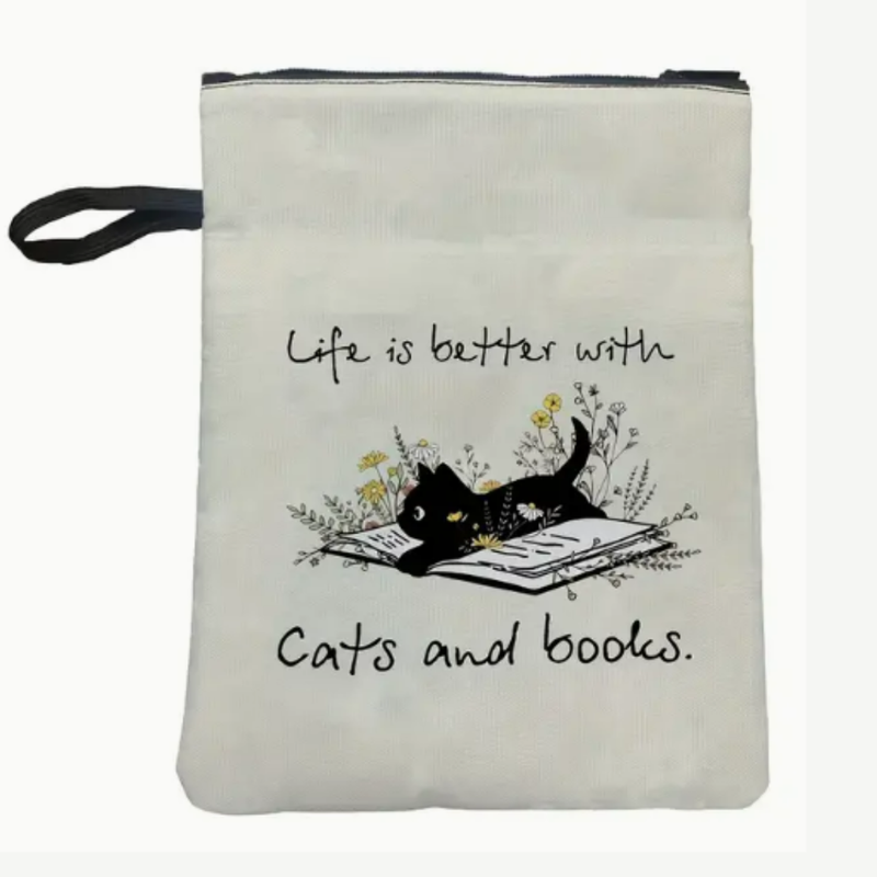 Boekentas 'Life is better ...'