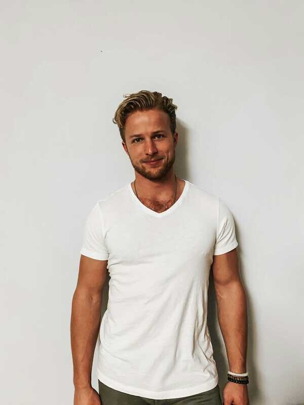 V Neck Cotton Tees