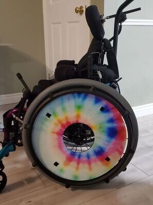 Tye Dye Wheel Sticker