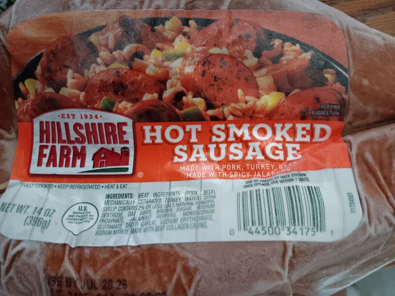 Hillshire Farm Hot Smoked Sausage