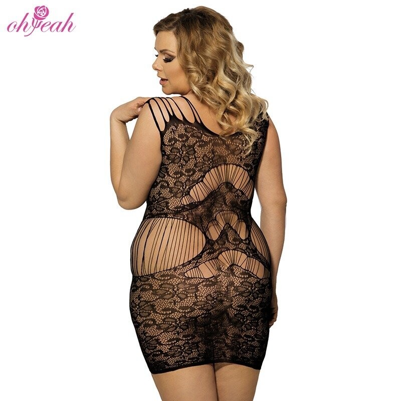 Black Fishnet Dress
