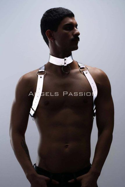 Choker and Chest Harness Set(Reflective)