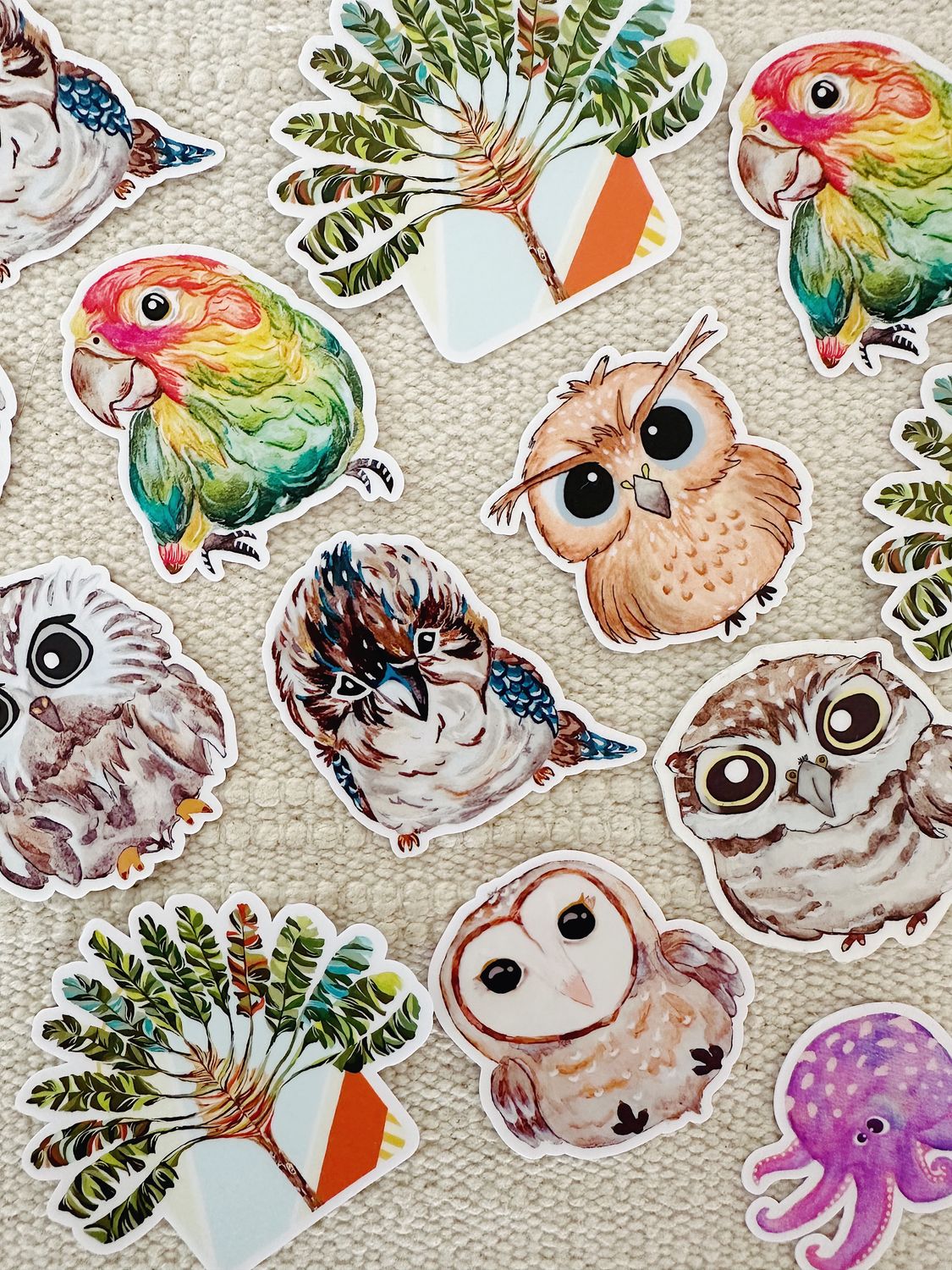 Animal Vinyl Waterproof Stickers