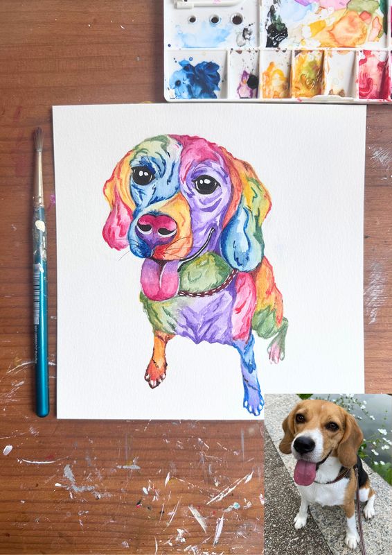 Pet Portrait Painting