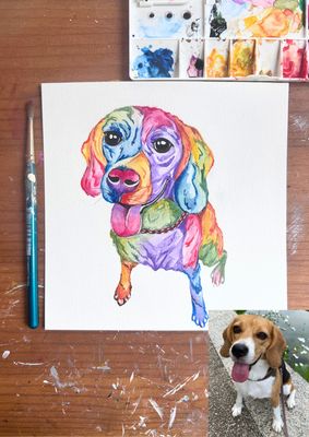 Pet Portrait Painting
