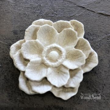 WoodUbend classic multi petal flower - 0355