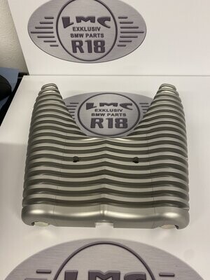 R 18 Ölkühler CNC gefräßst silber eloxiert.