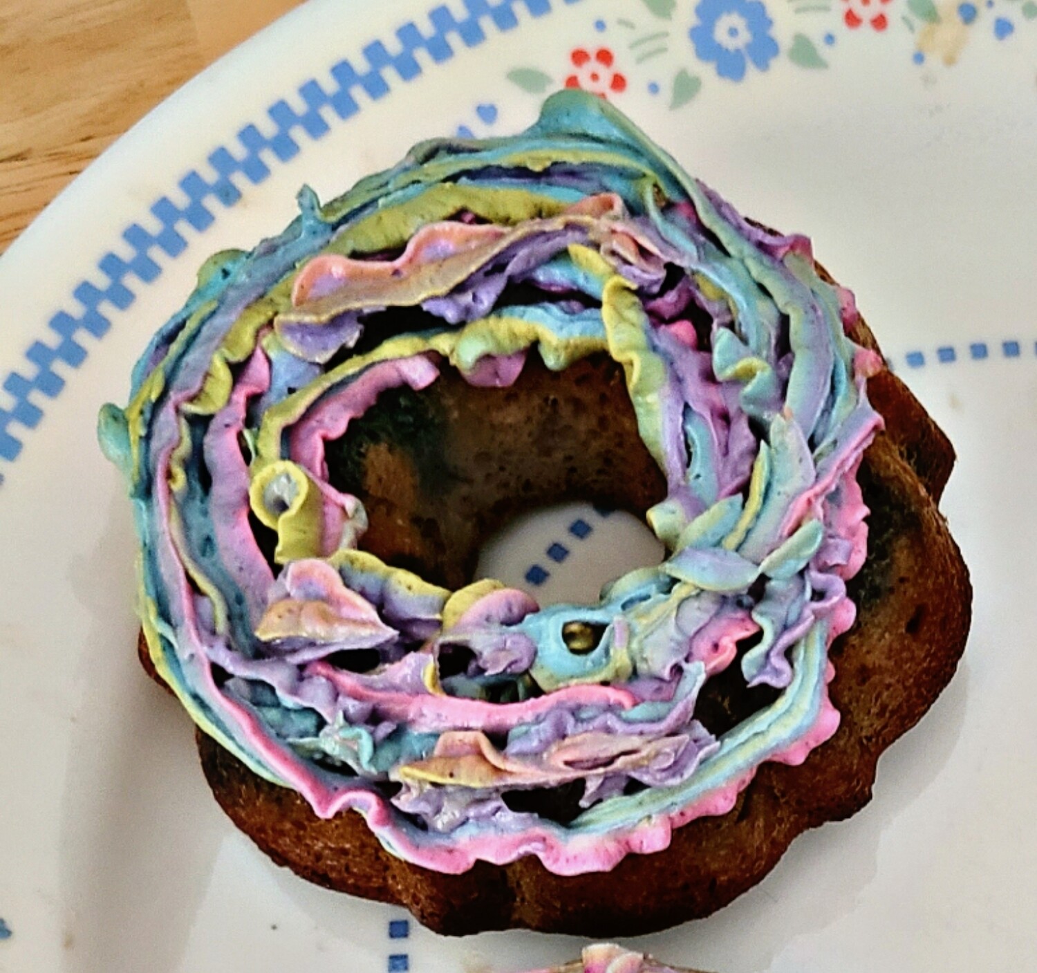 Blueberry Coconut Pupcake (Grain-Free, Gluten-Free)