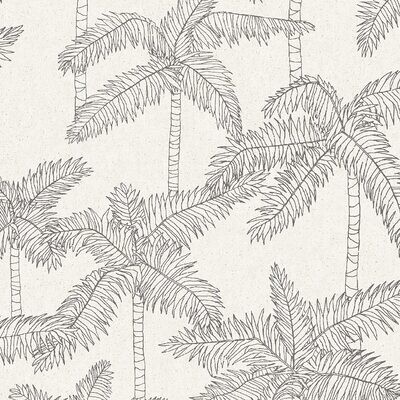 SKETCHED PALM WALLPAPER 5356