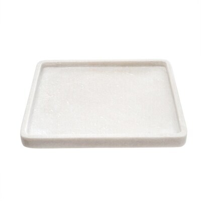 SQUARE MARBLE TRAY 12