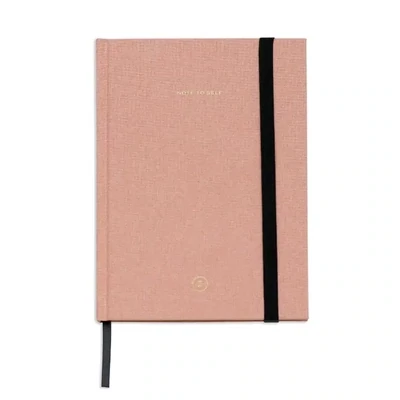 NOTE TO SELF JOURNAL - PINK LINEN