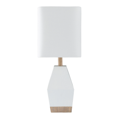 ZAHARA TABLE LAMP - WHITE