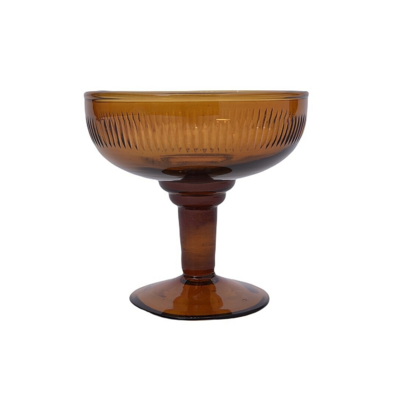 COUPE COCKTAIL GLASS - AMBER