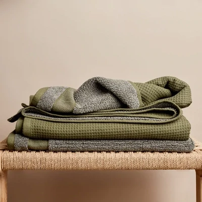 COCOON HAND TOWEL - OLIVE