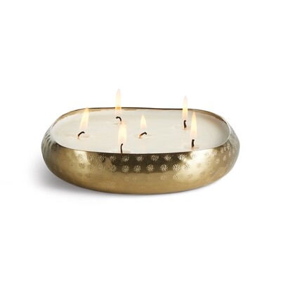 6 WICK CANDLE - GOLD