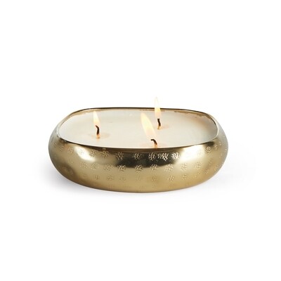 3 WICK CANDLE - GOLD