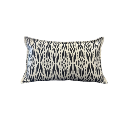 TO AND FRO OUTDOOR CUSHION COVER - IVORY - 12 x 24"