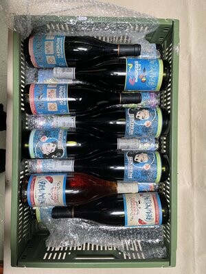 Caisse de vins 18 bouteilles - Vin rouge et rosé édition printemps de bourges 2000-2004