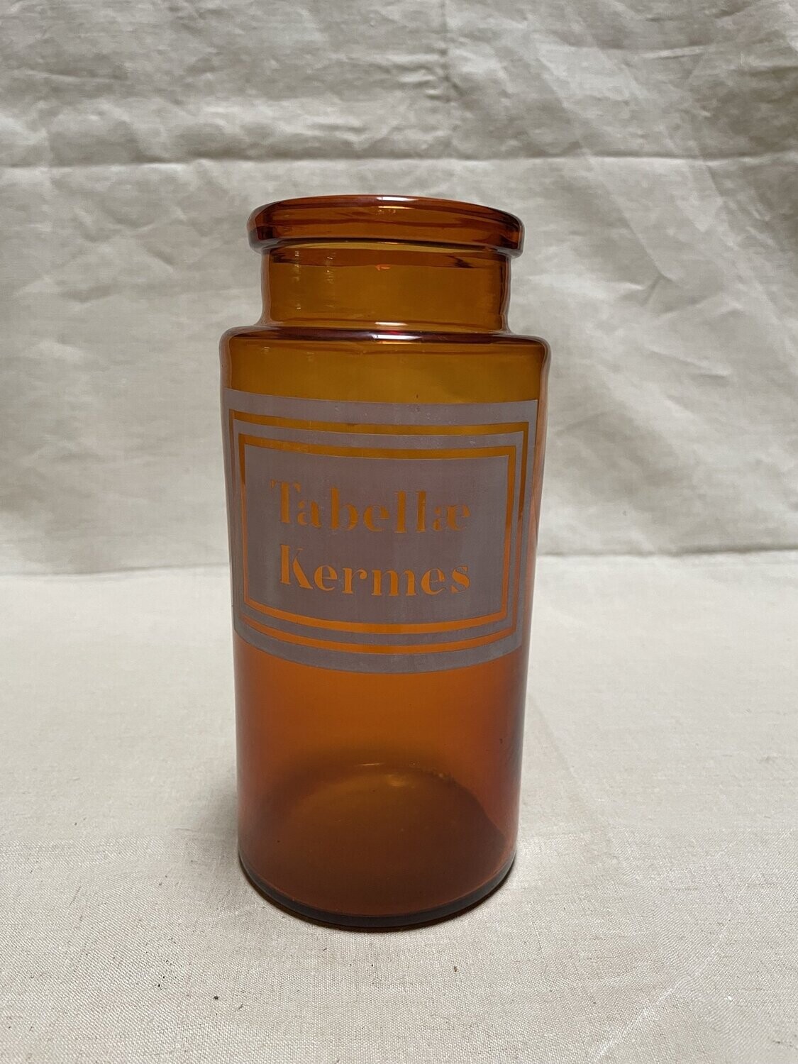 Pot  à pharmacie  "Tabellae Kermes"  - Hauteur 20 cm et Diamètre 9 cm