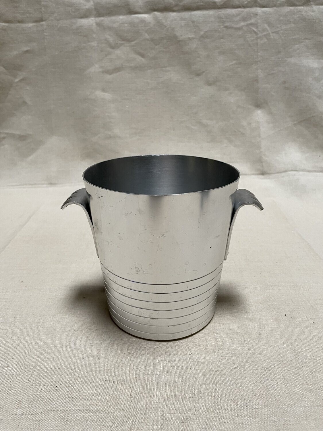 Seau à glaçons en métal - Hauteur 13.5 cm Diamètre 12.5 cm