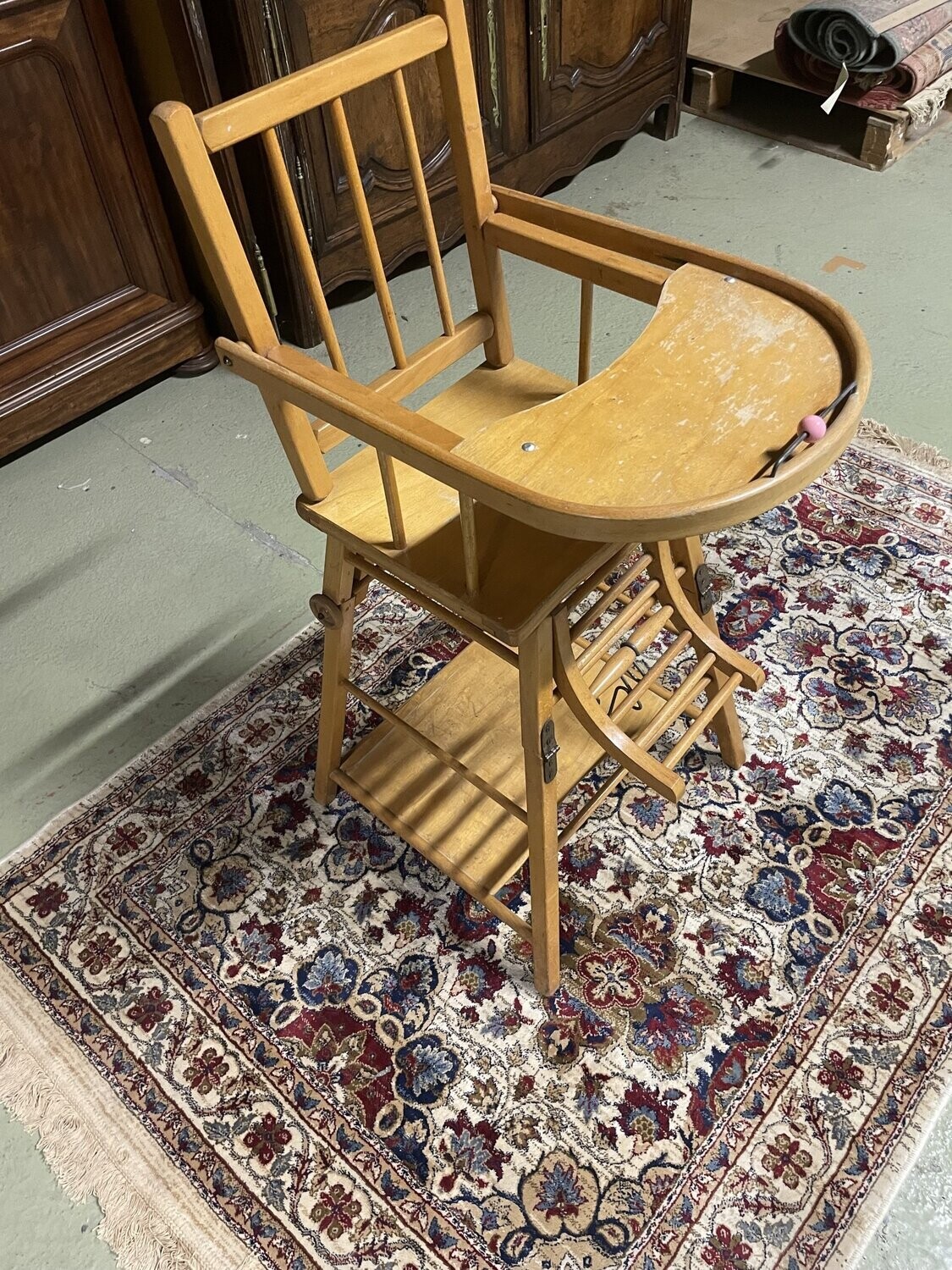 Chaise bébé en bois - H-97cm