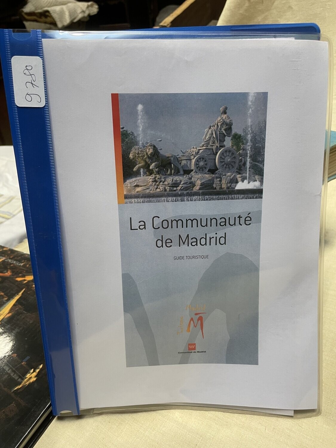 Guide touristique "La communauté de Madrid" écrit en Français