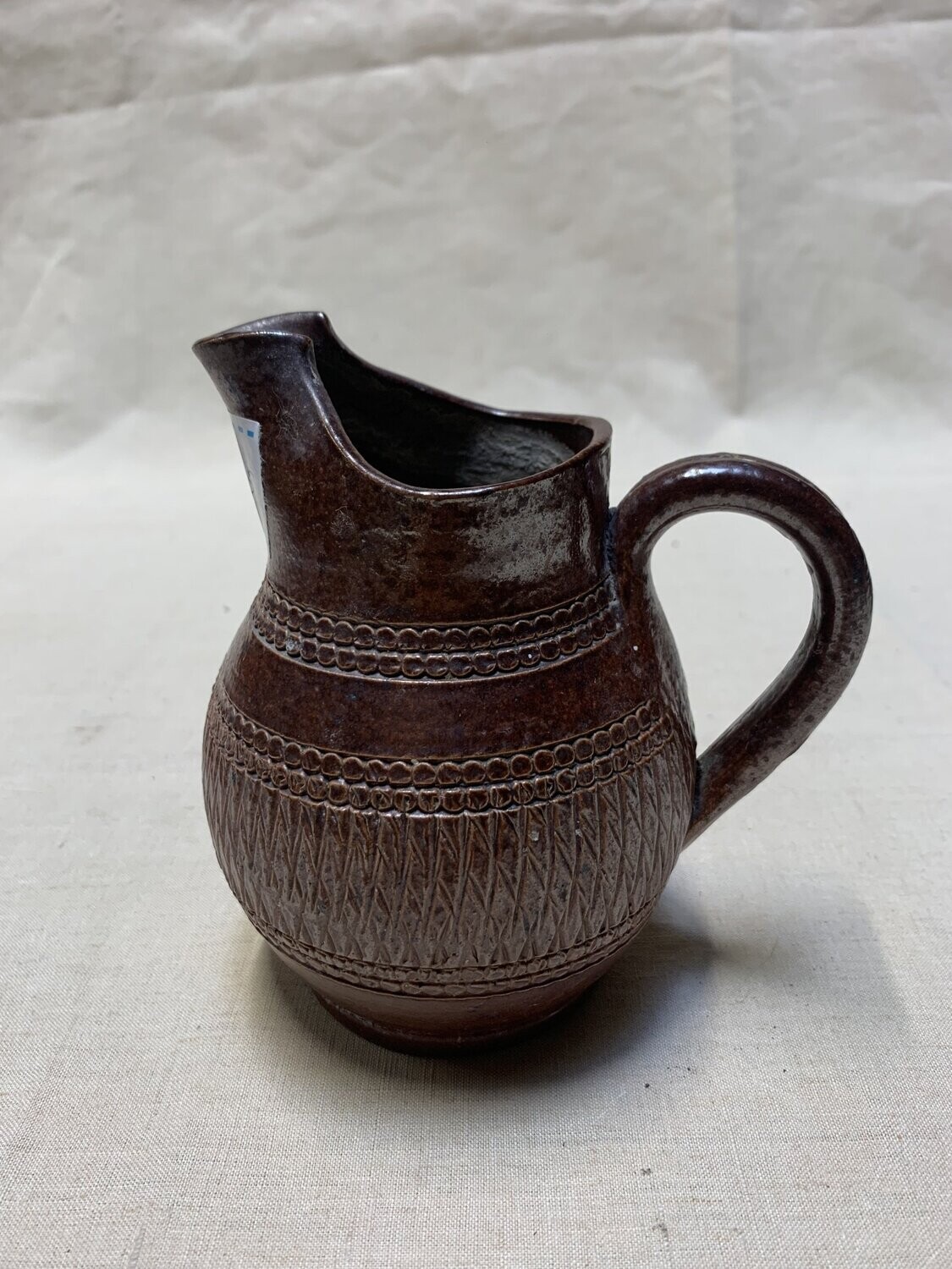 Joli pichet en grès du Berry - Hauteur 14 cm