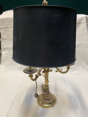 Magnifique et exceptionnelle lampe bouillotte en bronze - Hauteur 61 cm
