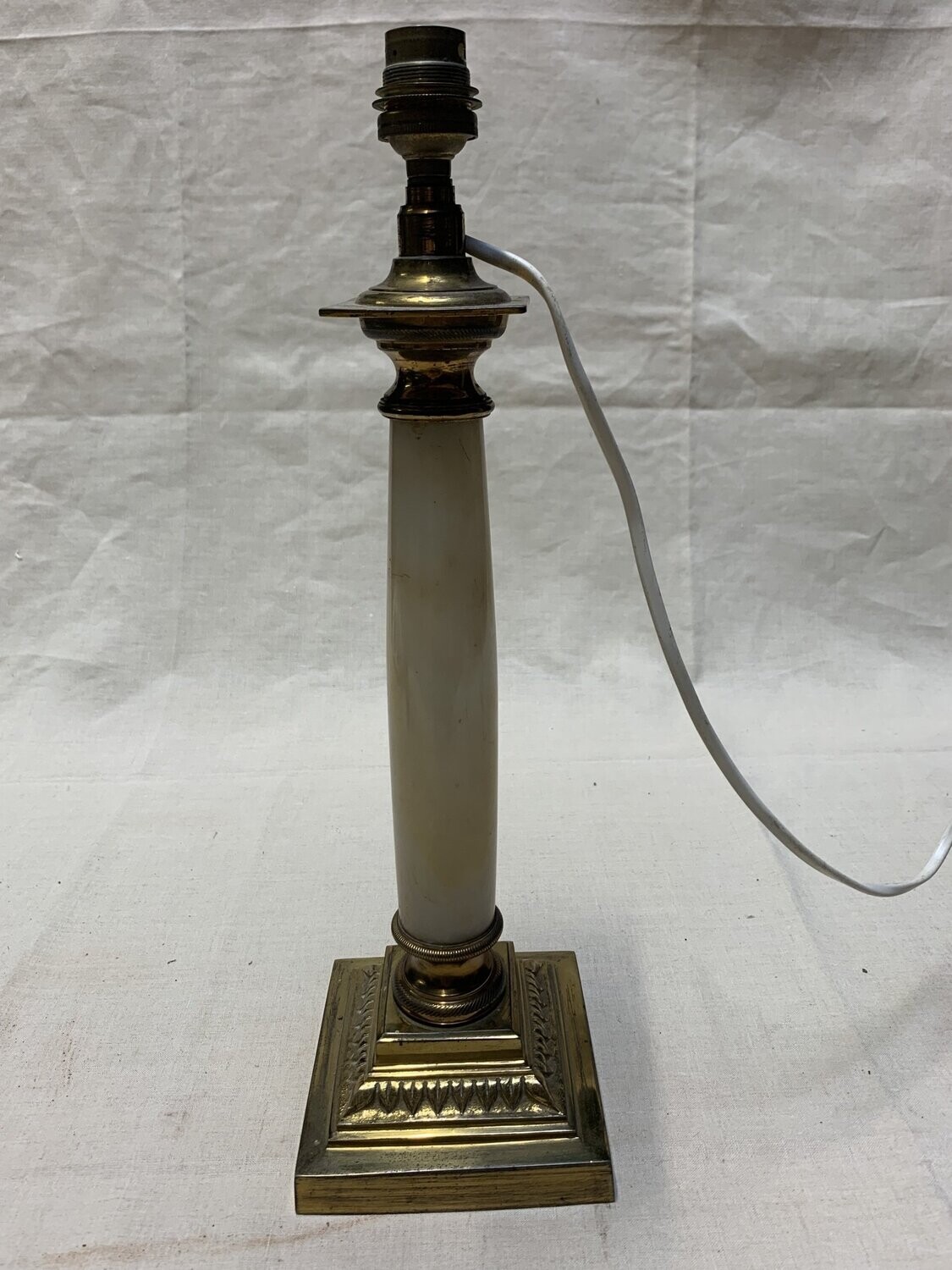 Pied de lampe en bronze - Hauteur 40 cm