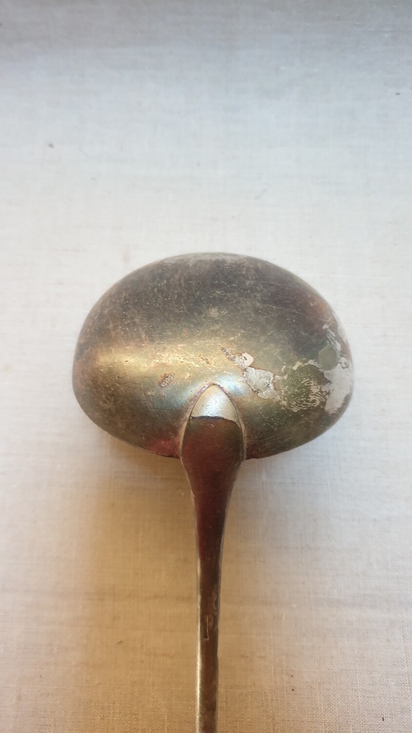 Louche en métal argenté  L-23,5