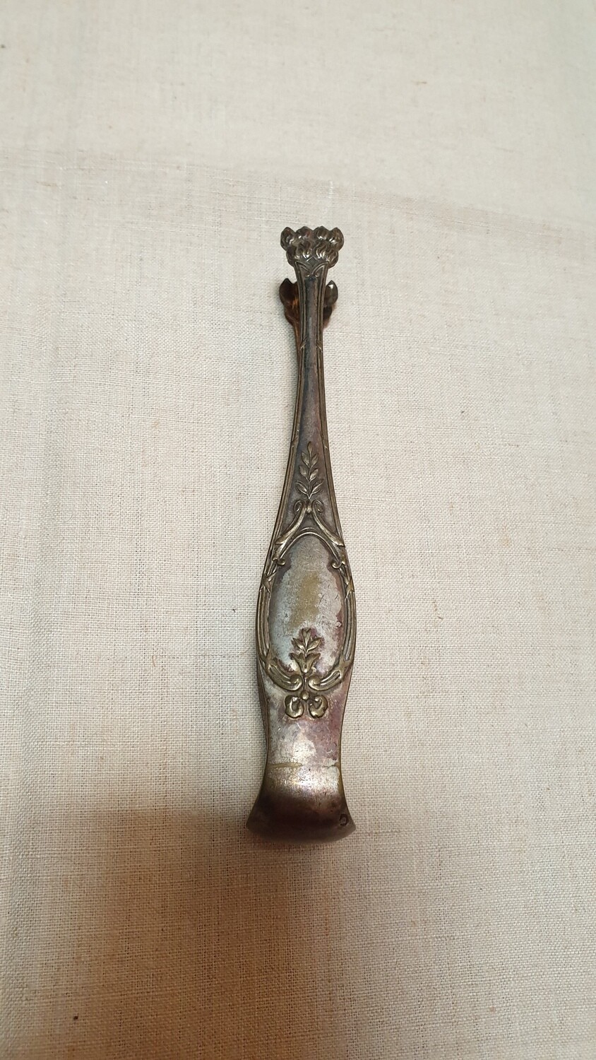 Pince à sucre avec prise en forme de pattes de lion  L-14cm