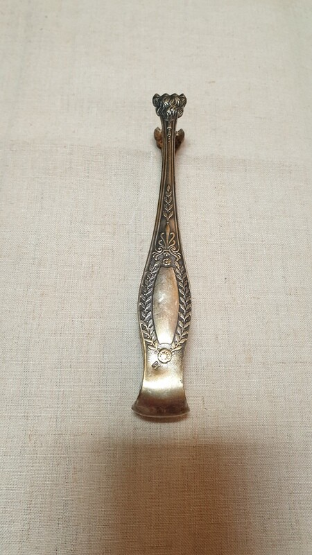 Pince à sucre avec prise en forme de pattes de lion  L-14cm