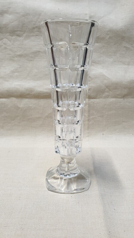 Vase en cristal H-22cm D-7cm