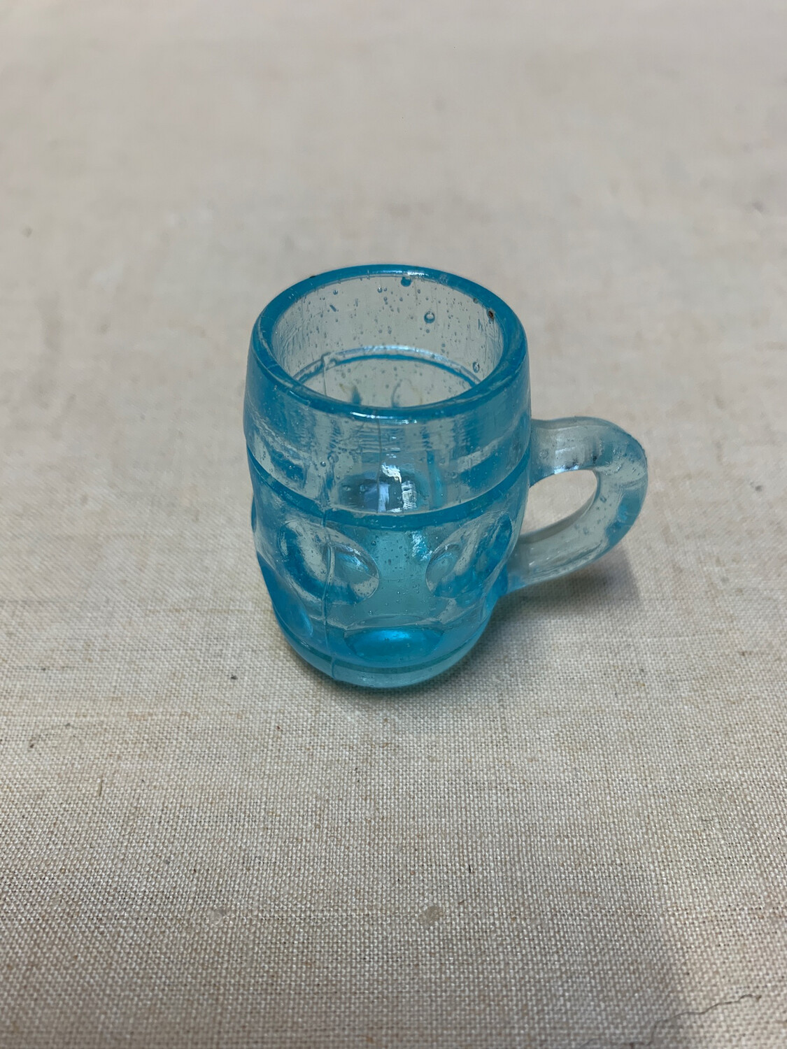 Suite de 6 mini verres "shop" H-5cm