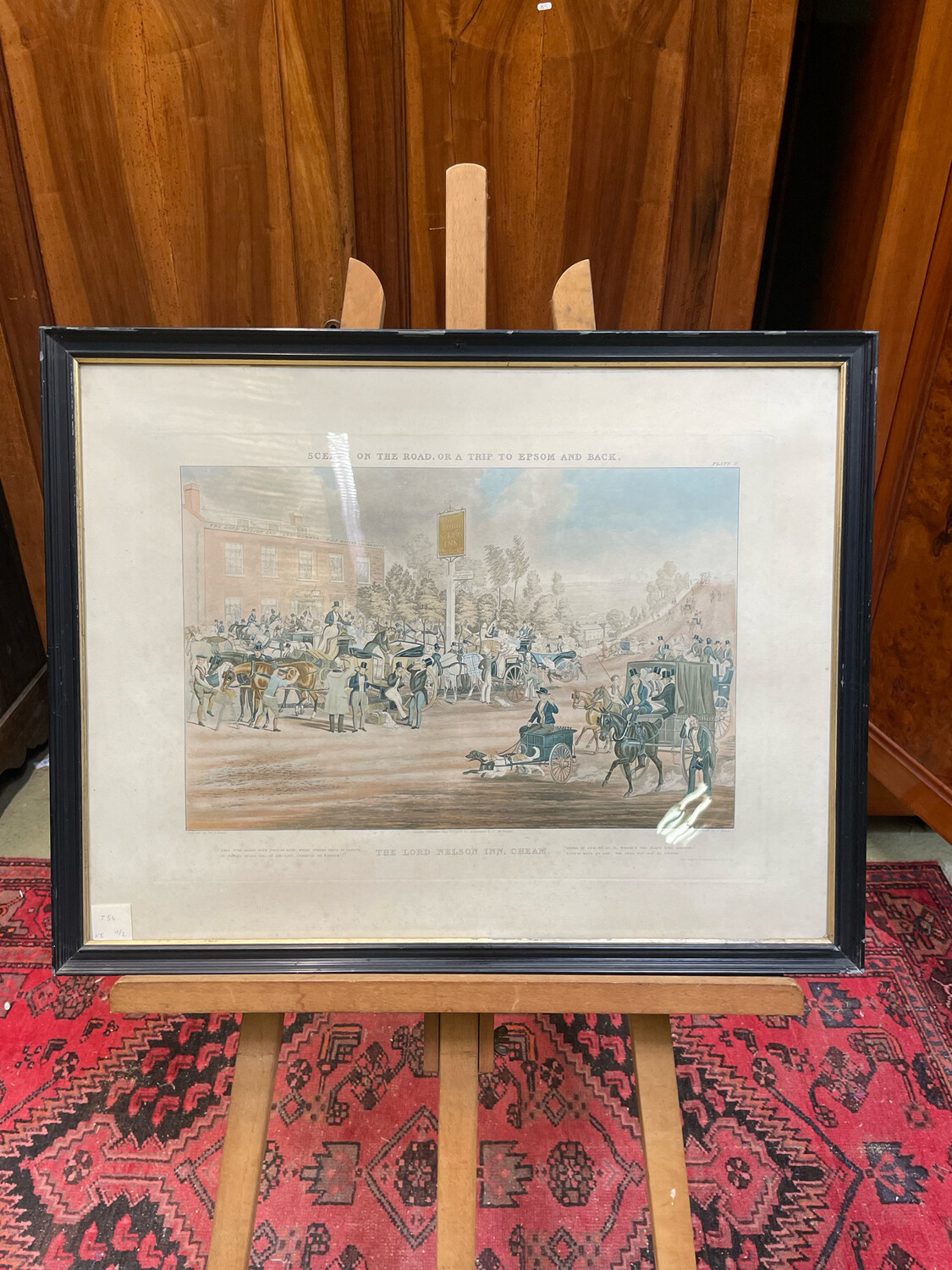 "The lords Nelson INN, Cheam" Tableau anglais 58x75