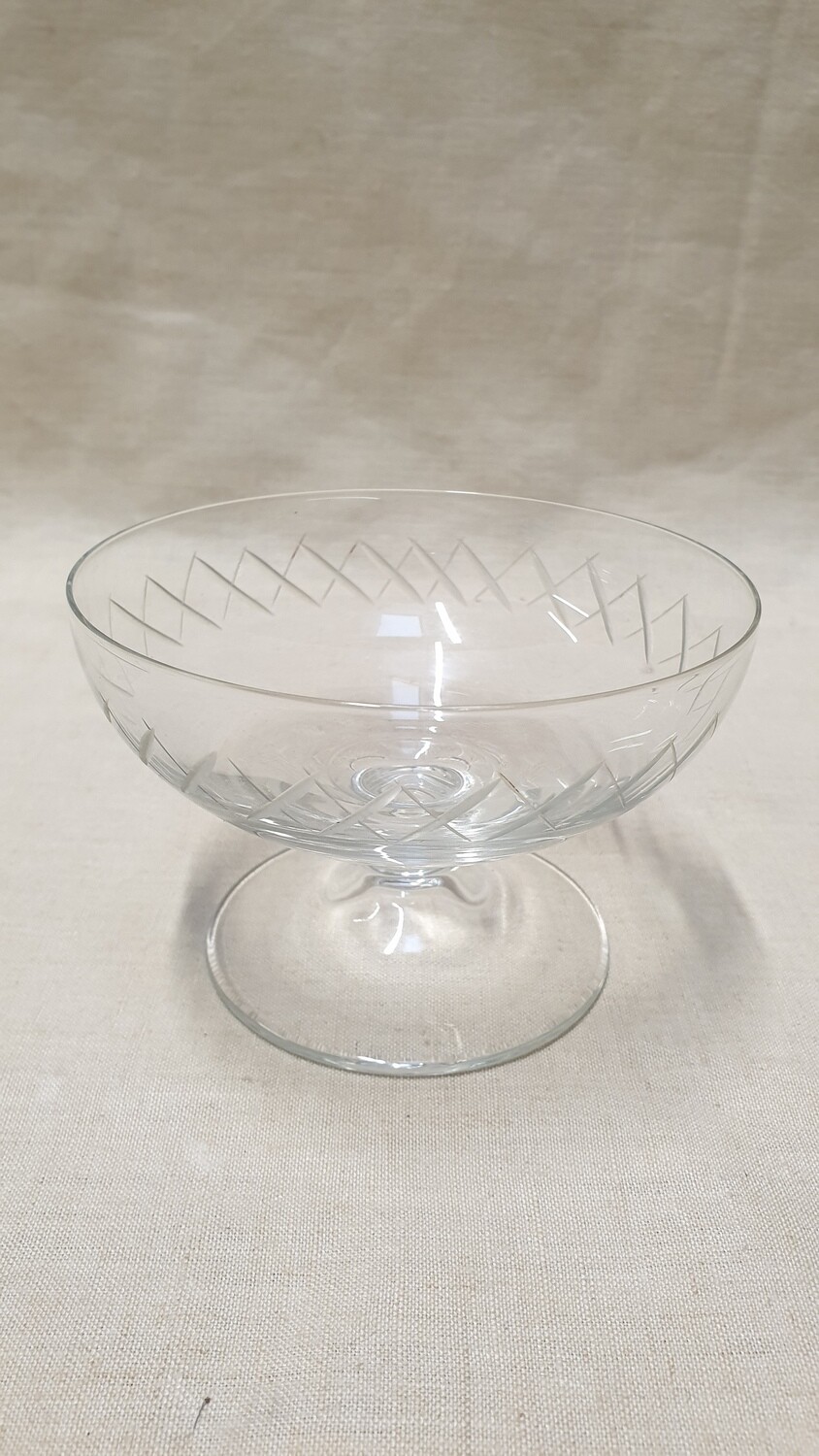 Coupelle en verre - H-7cm D-10cm