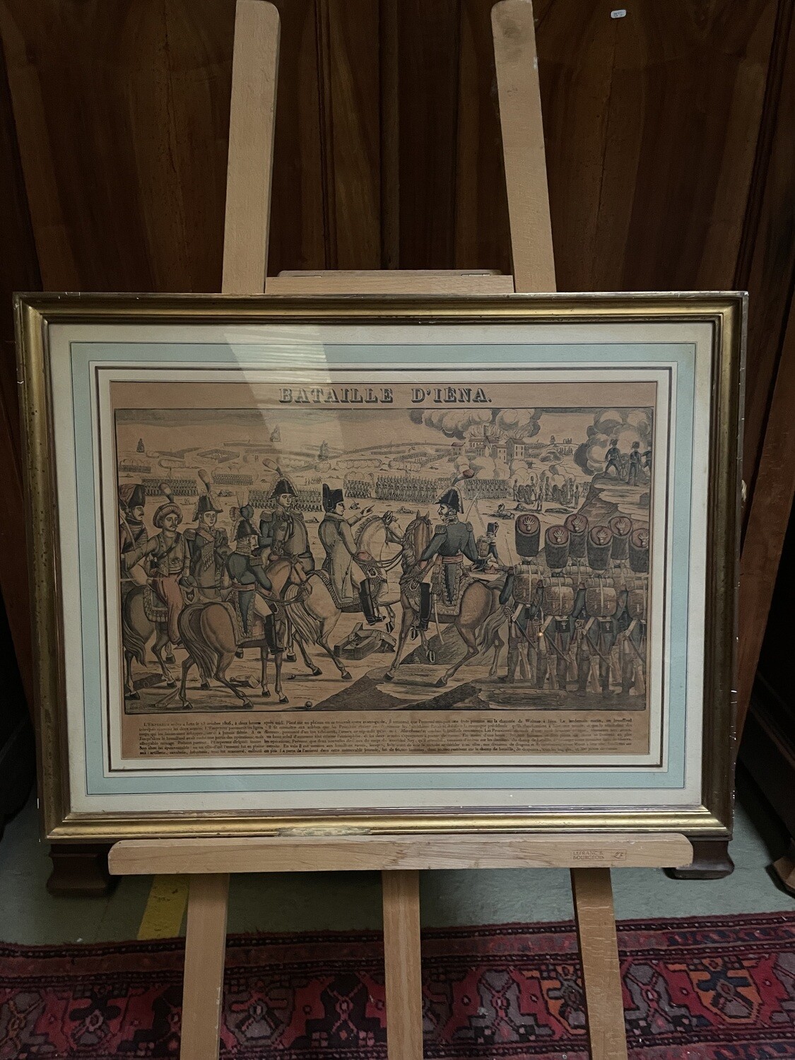 Image d'Epinal de la fabrique Pellerin sur le thème napoléonien - 38 x 54.5 cm