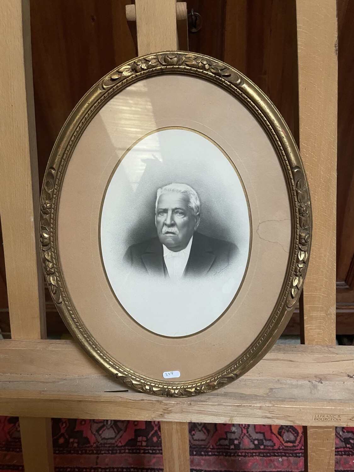 Photo anciennes, portrait, cadre doré