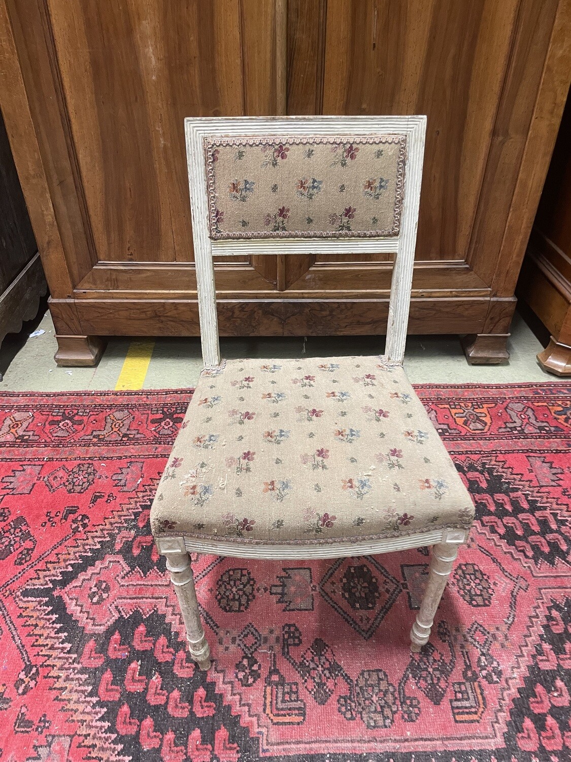 Chaise à dossier plat - XIXème - Hauteur 82 cm